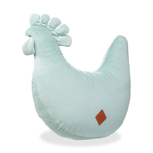 Coussin d'allaitement en velvet, Poule Vert